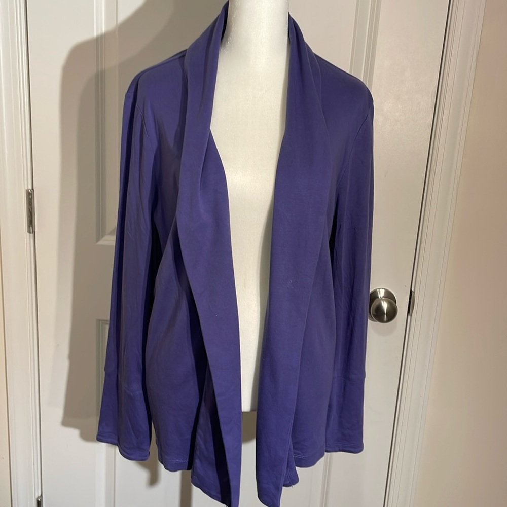 Lands End open front cardigan